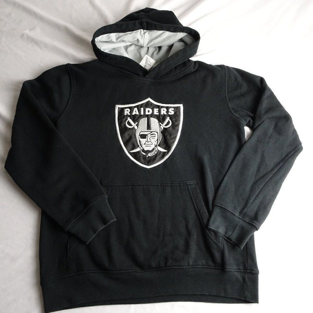 NFL Raiders Youth Hoodie Sweater Size XL